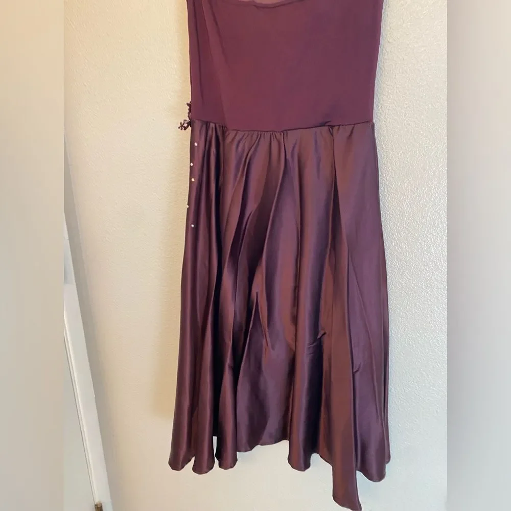 WEISSMAN Dance burgundy purple Costume dress Chasing Cars 13094 solo MA adult